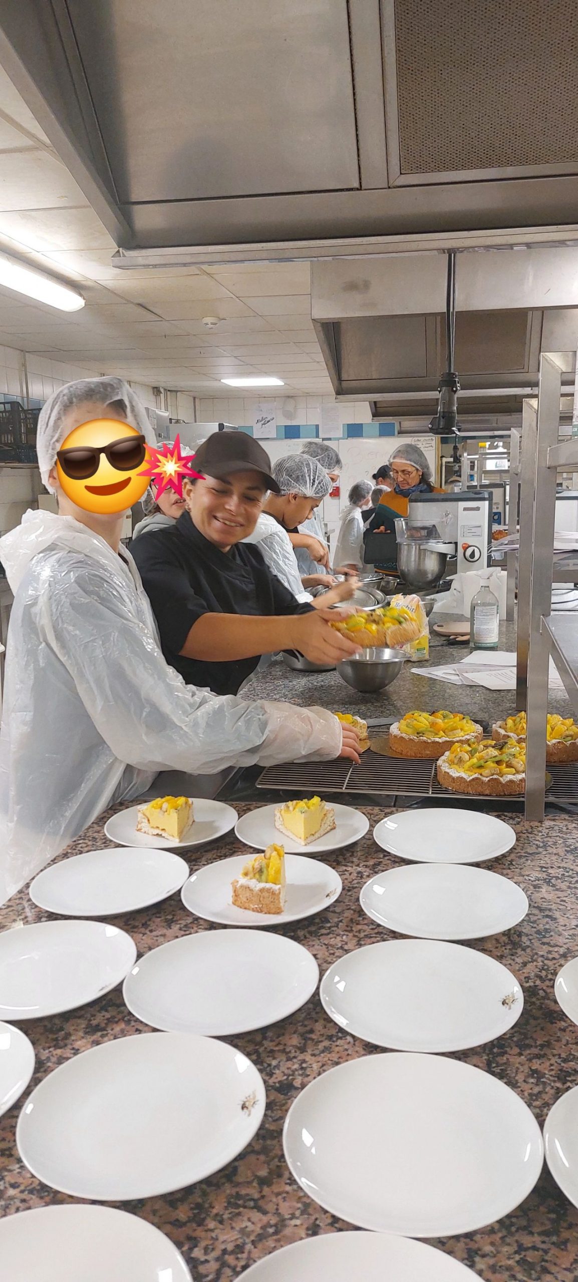 Atelier de pratique pâtissière encadrés